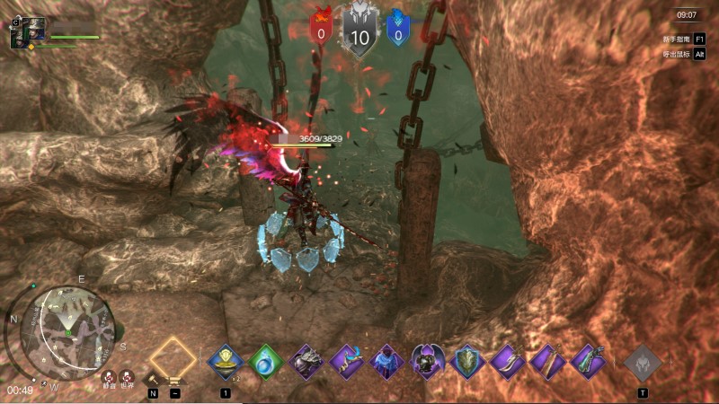 和《鬼泣5》一样可以爽快连击，甚至可以吃鸡的国产动作游戏