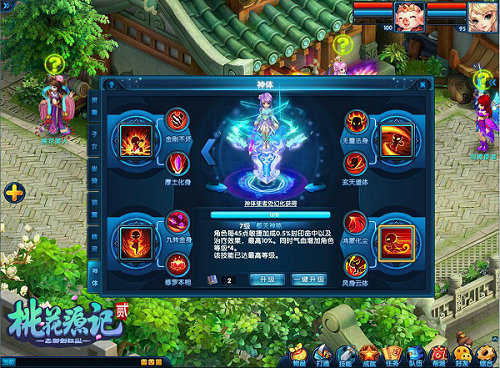 《桃花源记2》春季大动作 神体系统燃爆登场!