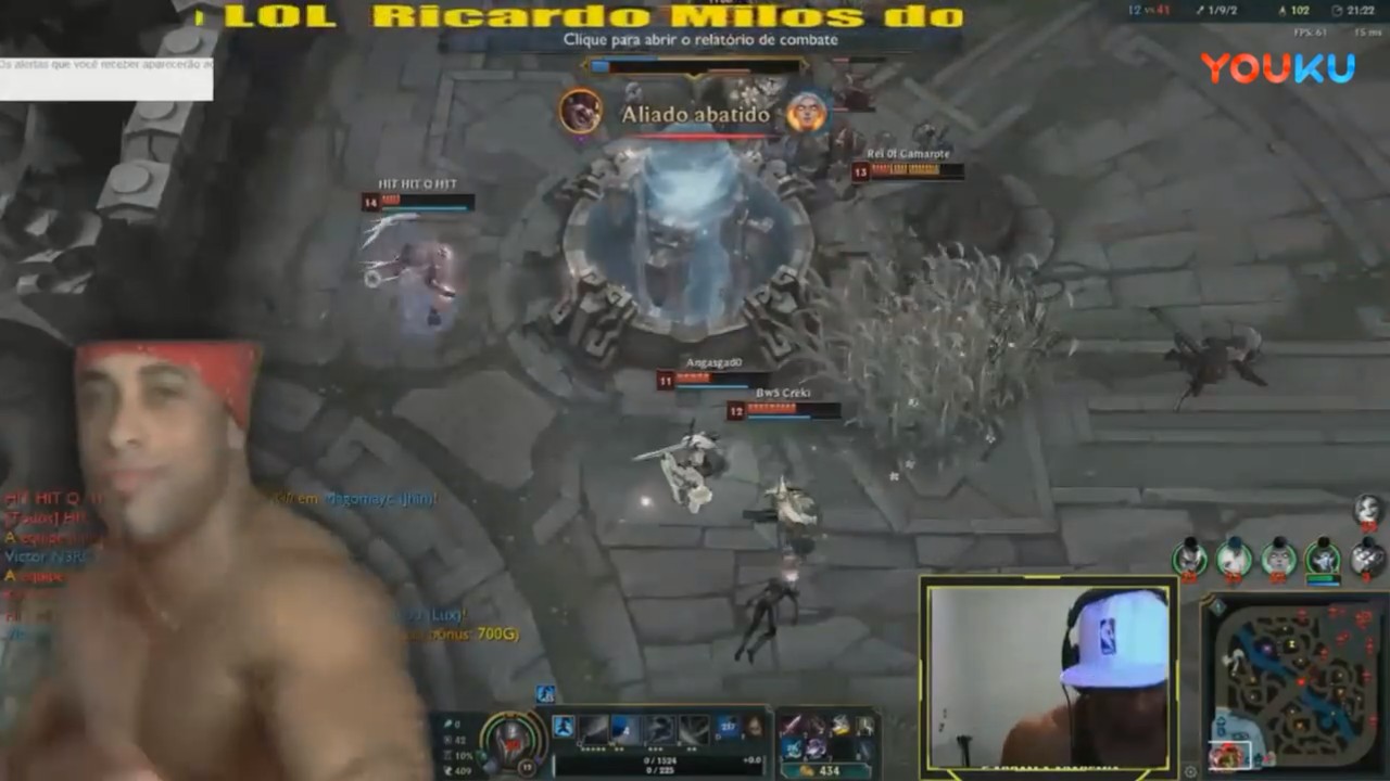 红头套黑人舞者香蕉君直播《LOL》 够欢乐就对了