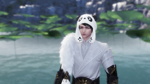 沙雕竹马熊猫头 天刀寒食节外观有点不正经?