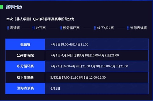 网易电竞NeXT非人学园QwQS3 4月8日开启 学霸大战校园最优生