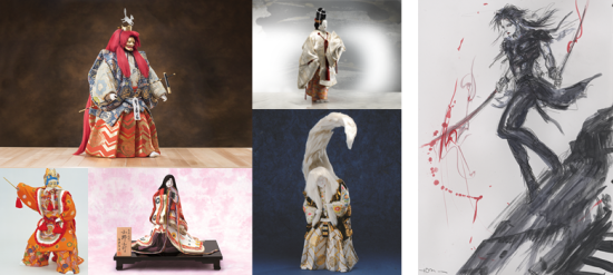 天野喜孝等日本艺术家将 “和风”文化进行到底 原创人偶即将发售!