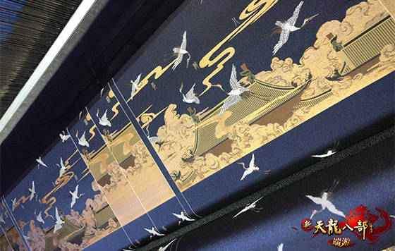 《新天龙八部》十二周年特别献礼，宋锦非遗联手全新技术共献时装梦华录