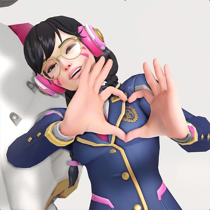 《OW》三周年庆典皮肤第一弹 “青春校园”DVA高清大图