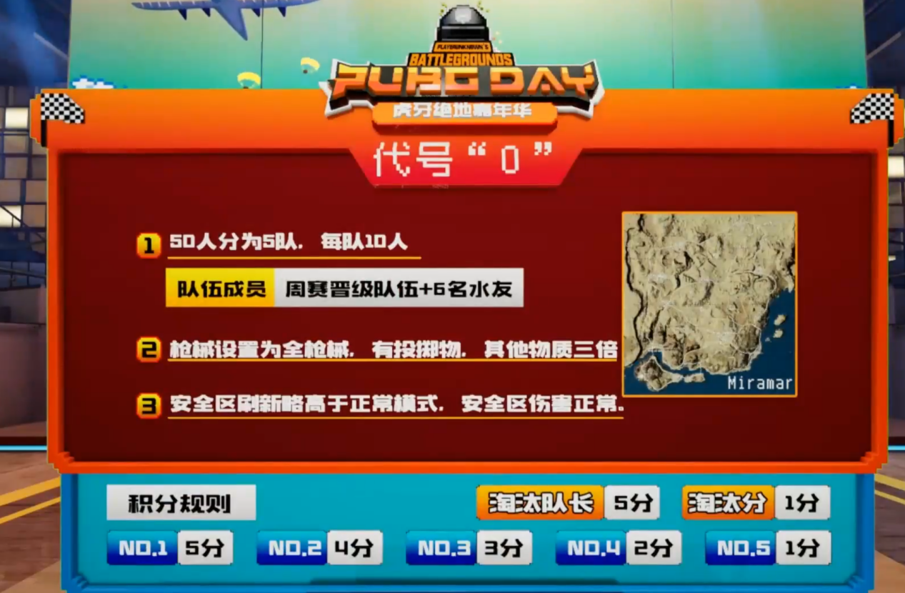 PUBGDAY月赛开战！10个人一起吃鸡你见过吗？