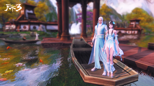 初夏燃活力，洛水赛龙舟!《天下3》端午龙舟赛等你来战!