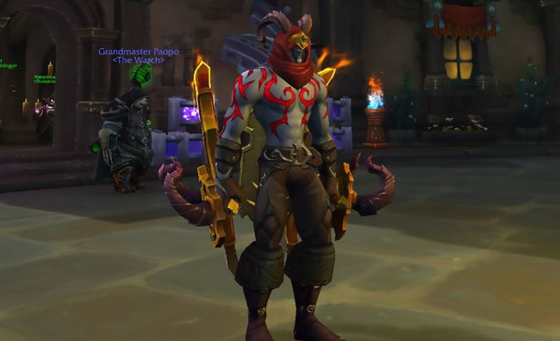 《魔兽世界》8.2版开放幻化半裸选项 终于能秀腹肌了