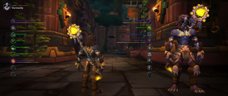 《魔兽世界》8.2版开放幻化半裸选项 终于能秀腹肌了