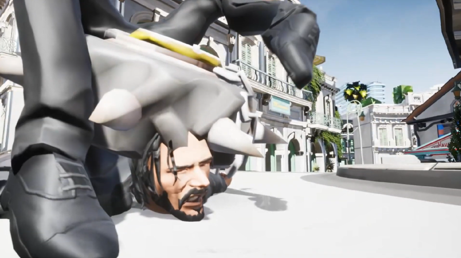 毫无违和感 基努里维斯“演绎”《守望先锋》英雄特写