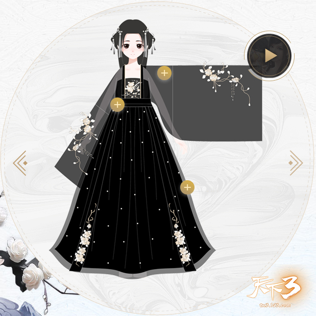 为你写诗，为你静止!《天下3》锦绣华服爱尚天下第二期正在进行中!