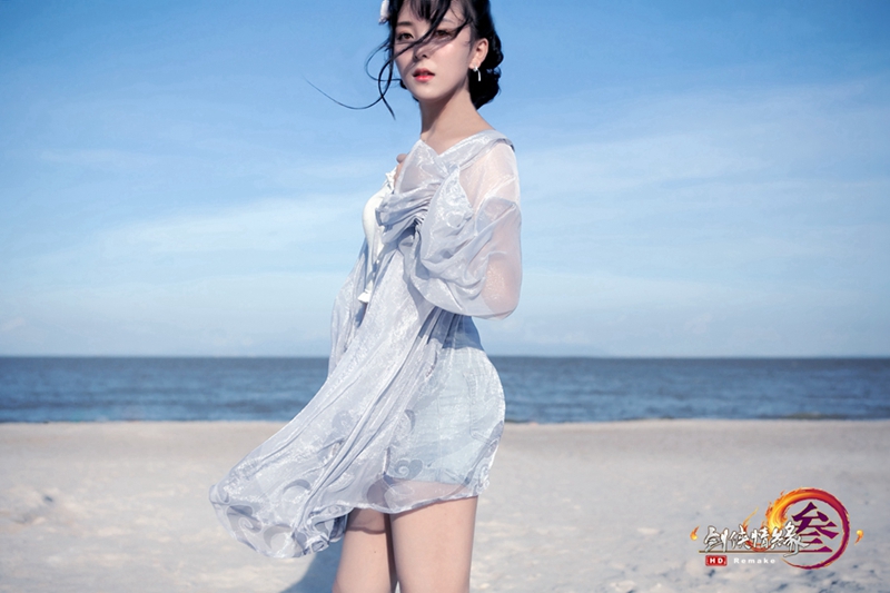 三次元也能穿 《剑网3》鹤影天青飘逸国风服装来袭