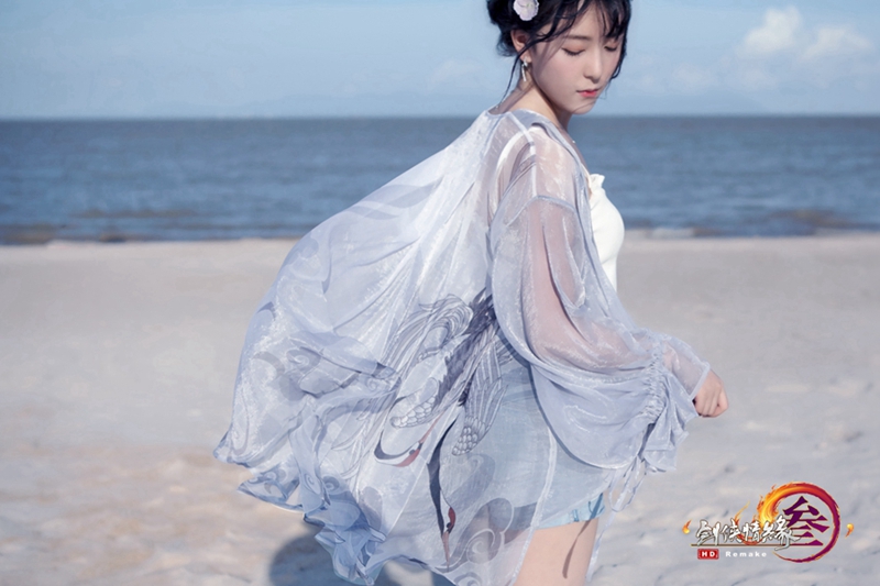 三次元也能穿 《剑网3》鹤影天青飘逸国风服装来袭