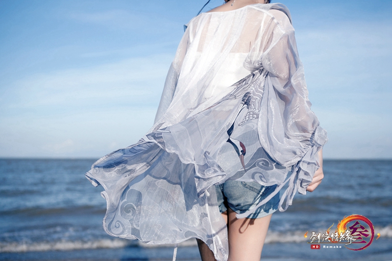 三次元也能穿 《剑网3》鹤影天青飘逸国风服装来袭