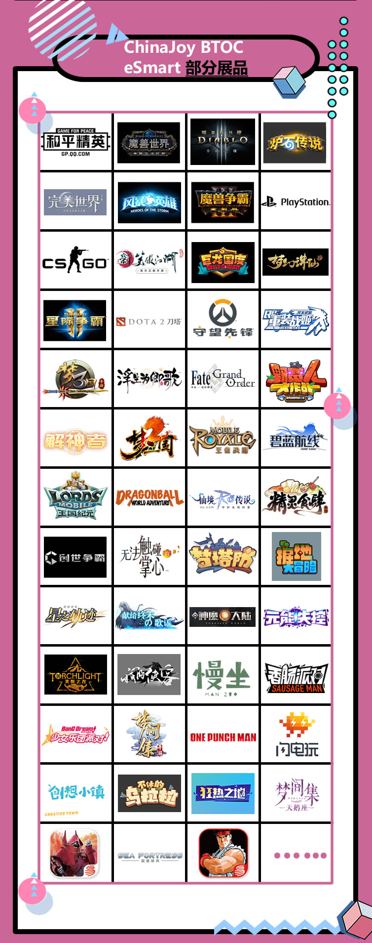 2019年第十七届ChinaJoy展前预览(大型展览篇)正式发布