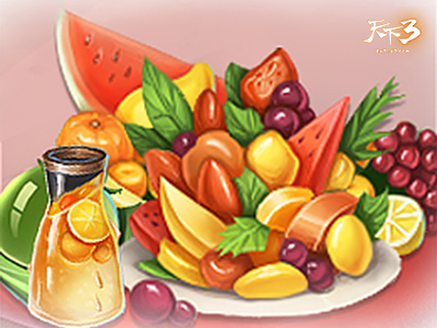 盛夏美食，任君品尝!你是《天下3》大荒吃货评选期待的美食家吗?