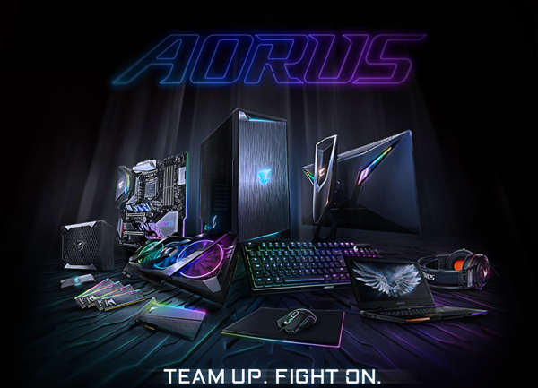 AORUS技嘉将在2019ChinaJoyBTOC展区再续精彩!天生擂主由你来做主