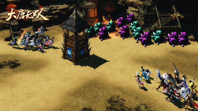 一战成名天下知 《大唐无双》“群雄逐鹿”九周年特别版资料片今日上线