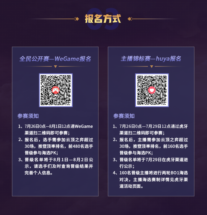 虎牙直播联合WeGame举办首个云顶之弈全民赛事，百万造星
