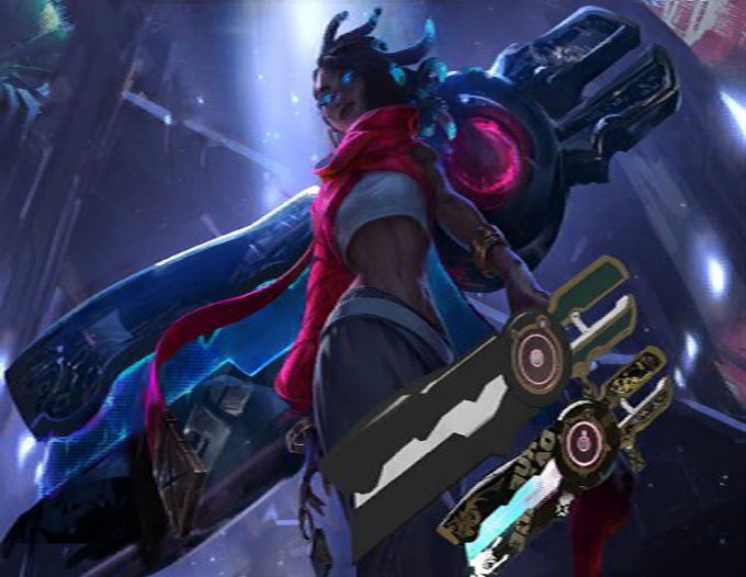 《英雄联盟》新英雄疑似曝光 身背机械臂的神秘少女