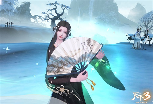 假面霓裳，艳压群芳!《天下3》中元节汉服返图活动进行中!