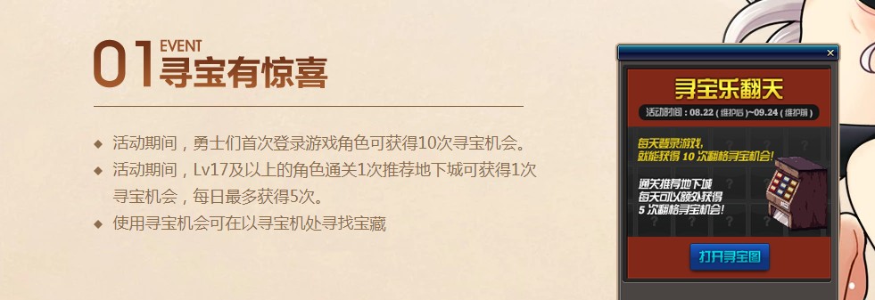 《DNF》寻宝乐翻天活动介绍