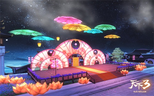 天花舞榭，畅游大荒 《天下3》汉服游园会玩法大揭秘!