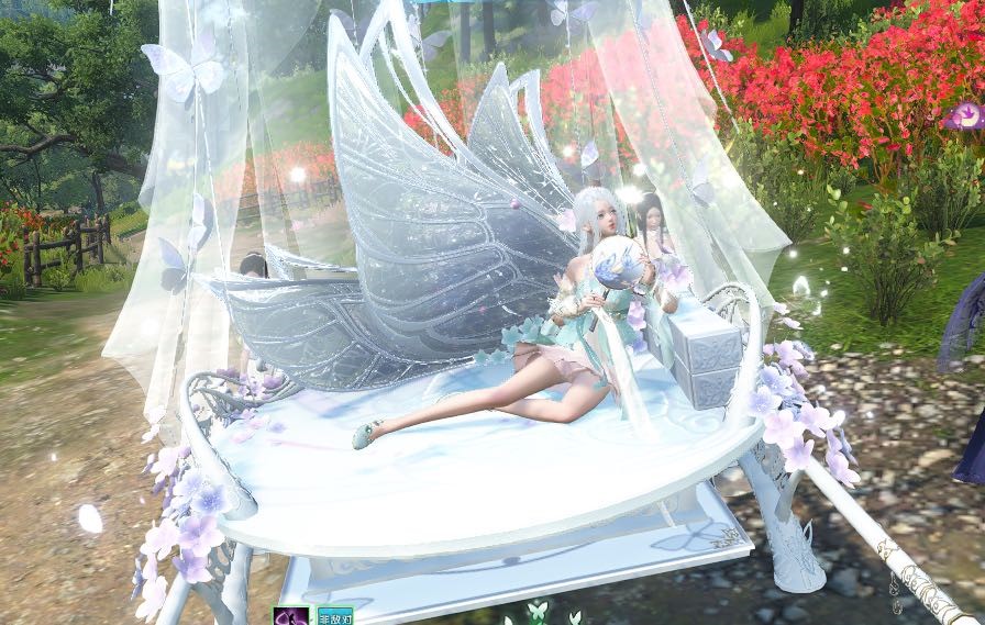 躺着出门！逆水寒玩家解锁全新出行方式