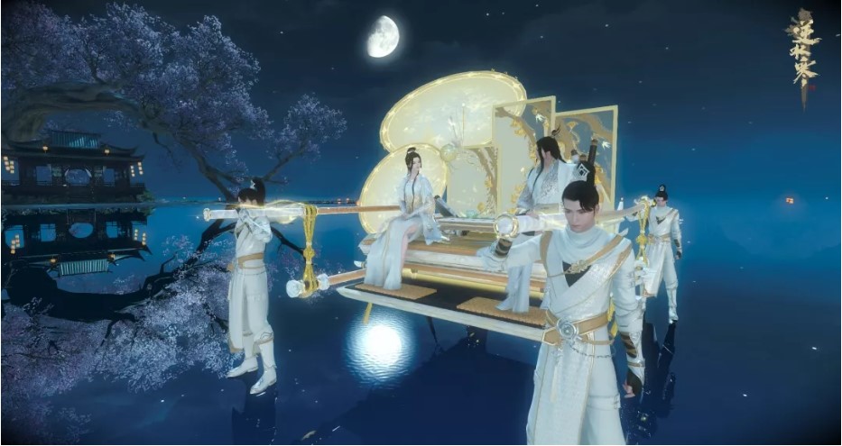 躺着出门！逆水寒玩家解锁全新出行方式