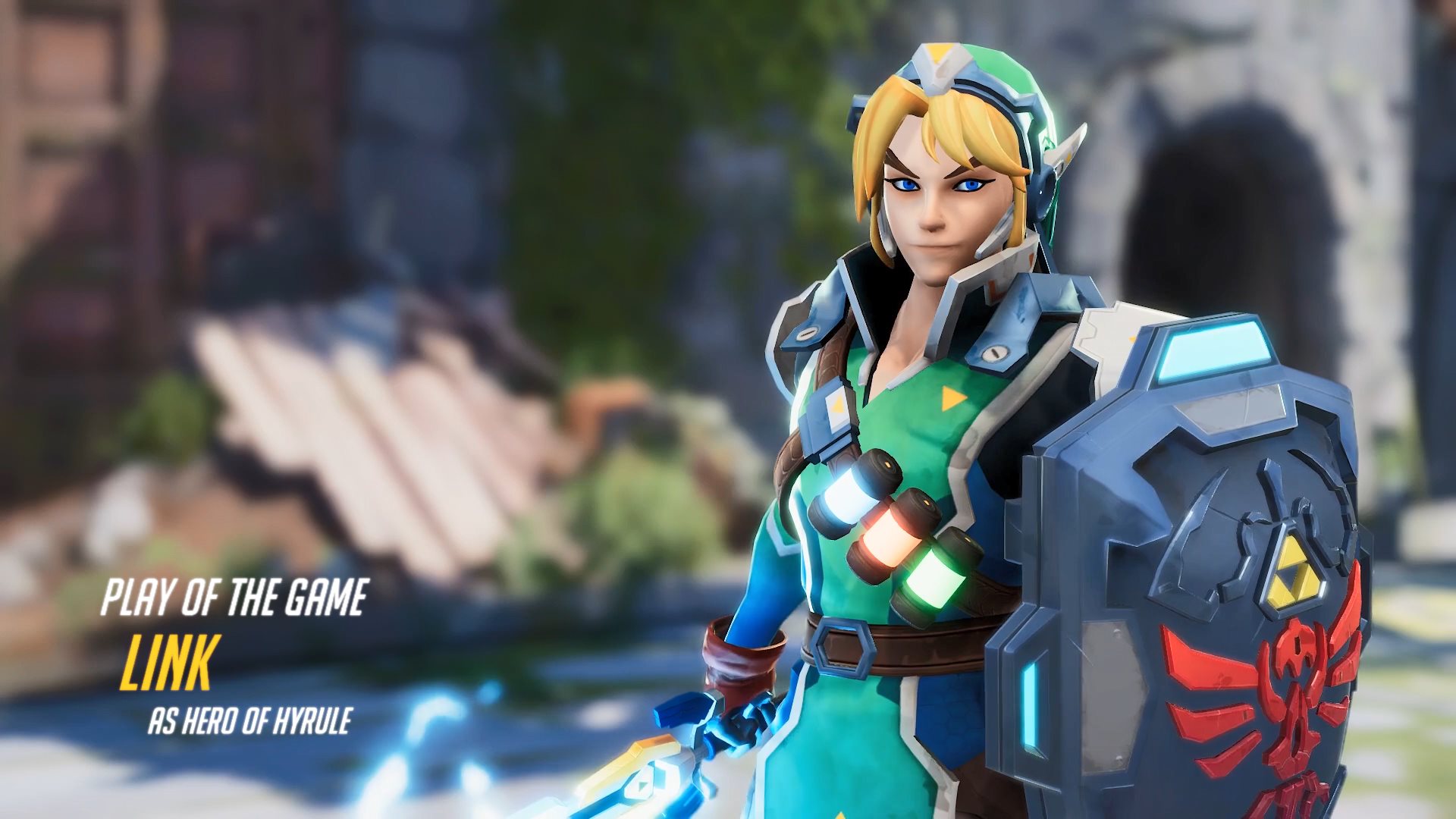 任天堂X暴雪 《塞尔达》林克乱入《守望先锋》