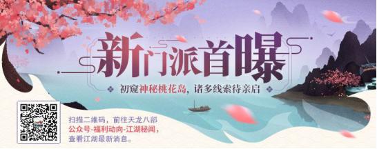 《新天龙八部》第十三大门派桃花岛，双武器作战方式颠覆江湖