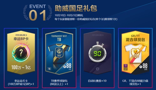 《FIFA Online 4》为国家加油！即领取国足礼包