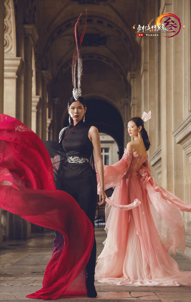 《剑网3》门派高定走向国际 巴黎时装周精彩回顾