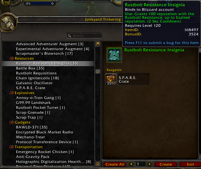 《魔兽世界》8.3锈栓抵抗军徽记不再于崇拜后生效