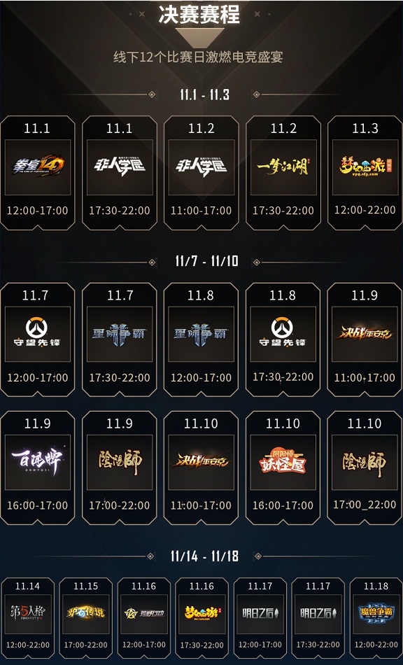 决战佛山!网易电竞NeXT2019秋季赛线下总决赛门票开售