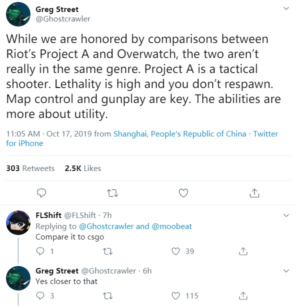 拳头创意总监：我们的Project A与《守望先锋》不一样！