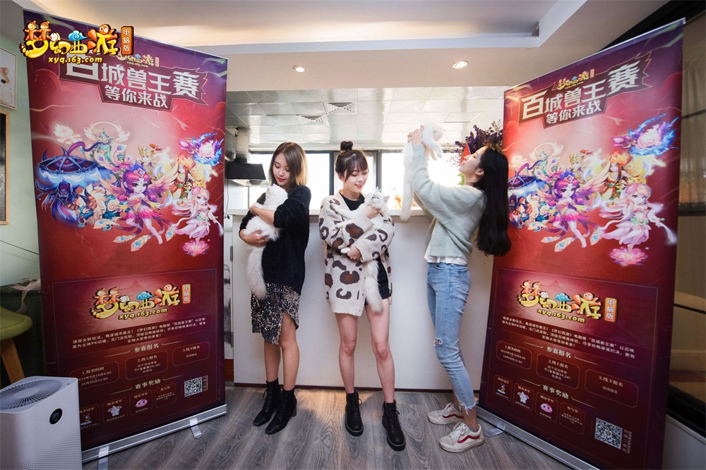 撸猫饮咖享赛事!《梦幻西游》电脑版携手七城猫咖，为“百城兽王赛”助力