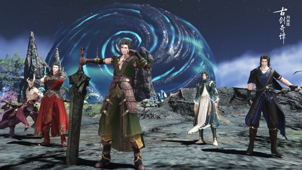 一决高下，《古剑奇谭OL》联动资料片PVP浮空新战场首爆料!