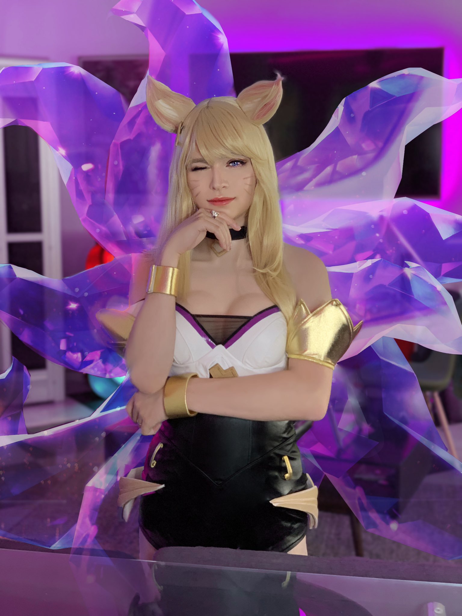 《英雄联盟》女装大佬Sneaky新作出炉 九尾妖狐风情万种