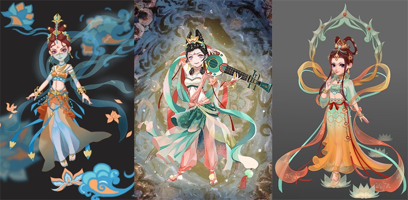 尽享敦煌艺术盛宴!《梦幻西游》电脑版“旖梦敦煌”服装设计成果展示