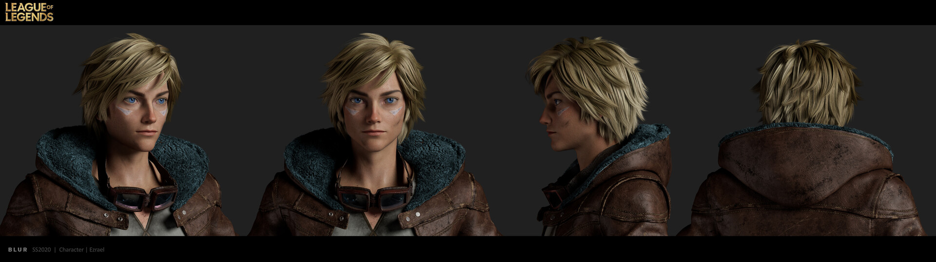 《英雄联盟》宣传CG角色3D建模公开 盖伦英武女警美艳