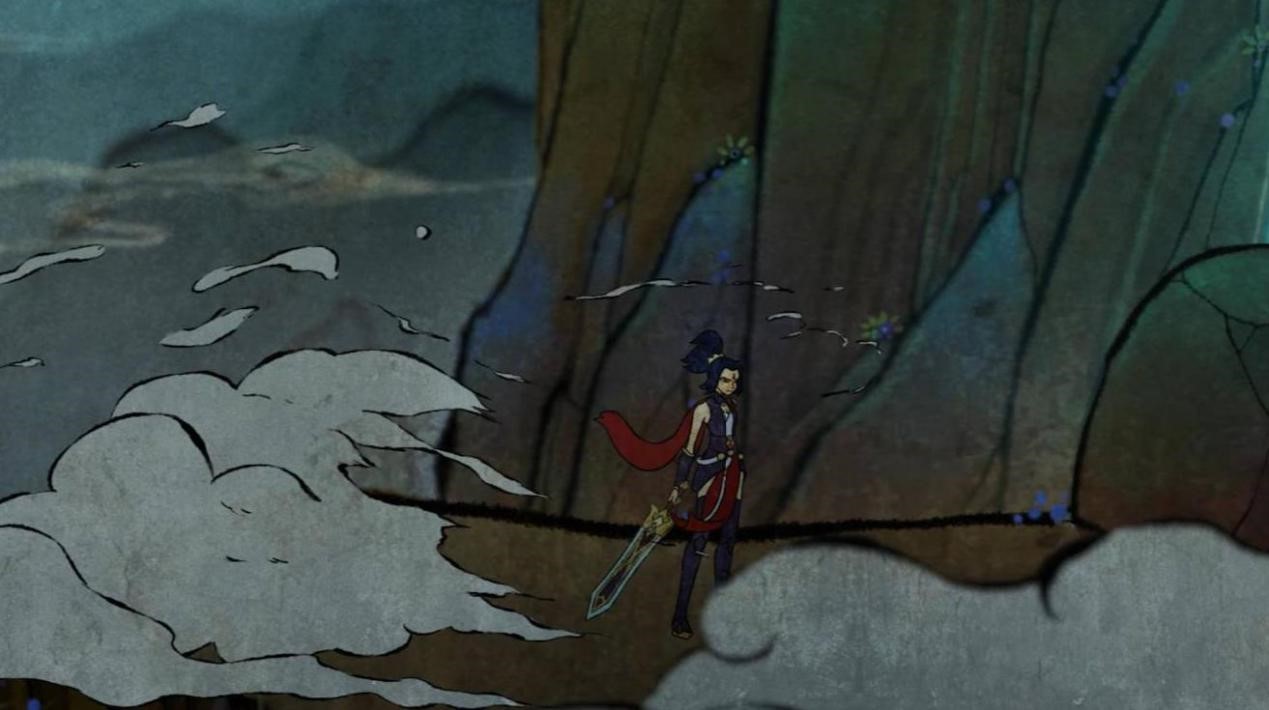 看《九色鹿》长大的孩子们，用岩彩画绘制了LOL国风动画