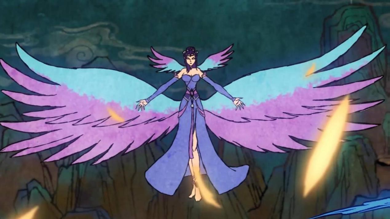 看《九色鹿》长大的孩子们，用岩彩画绘制了LOL国风动画