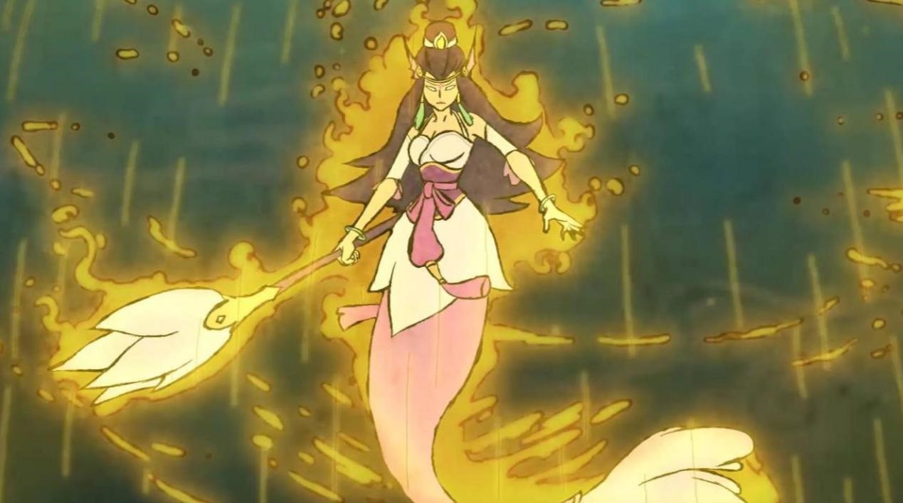 看《九色鹿》长大的孩子们，用岩彩画绘制了LOL国风动画