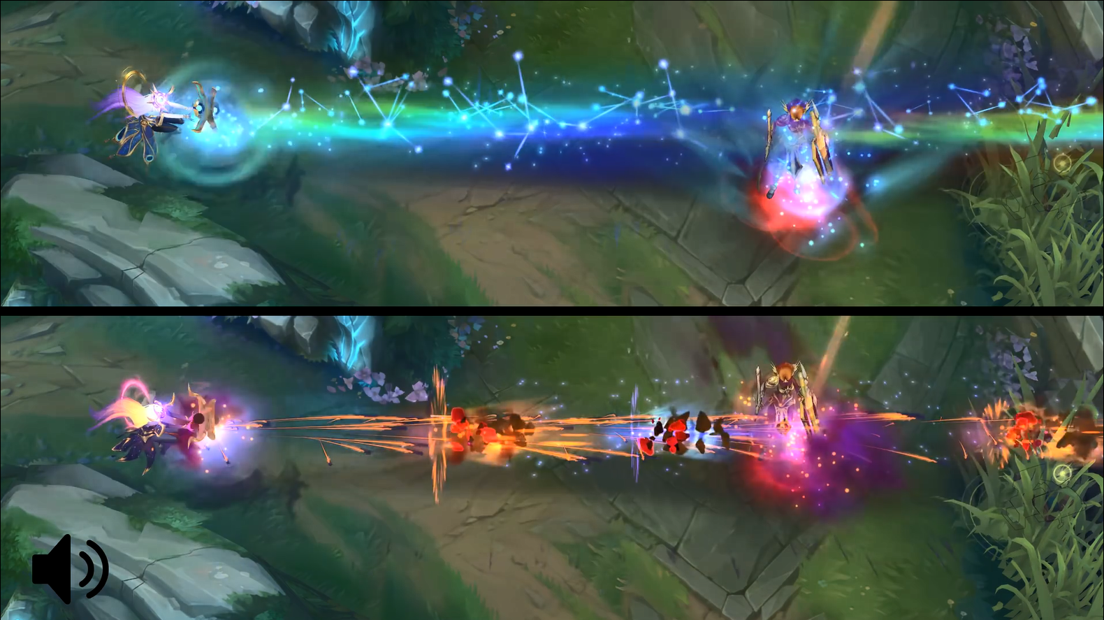 不只是换色！《LOL》星界/暗星拉克丝传说皮肤特效对比 