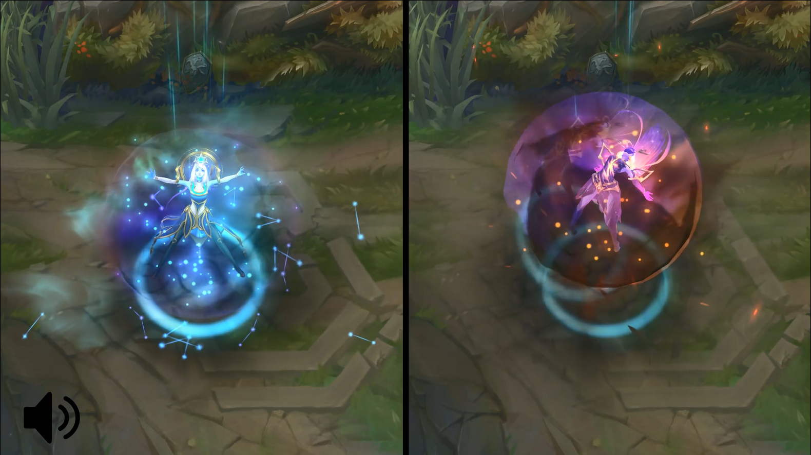 不只是换色！《LOL》星界/暗星拉克丝传说皮肤特效对比 