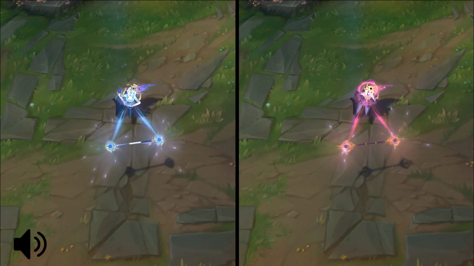 不只是换色！《LOL》星界/暗星拉克丝传说皮肤特效对比 