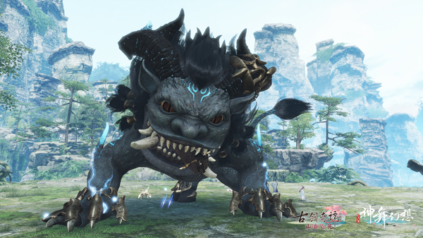 《古剑奇谭OL》“山海飞花”全新秘境“难解心魔”，竟然潜藏上古神兽