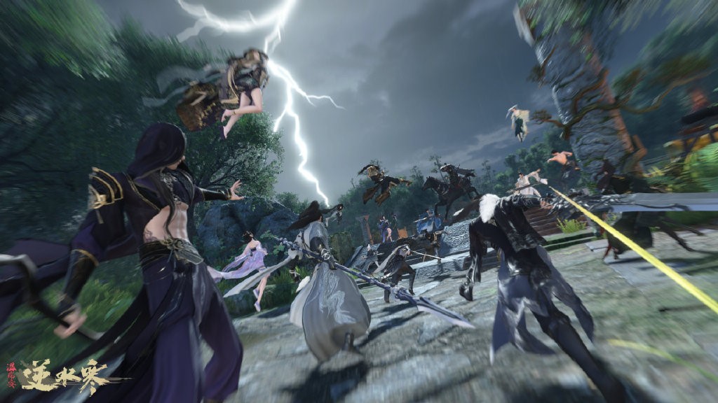 逆水寒诸神之战跨服帮派联赛打响，三万人争夺百万人民币