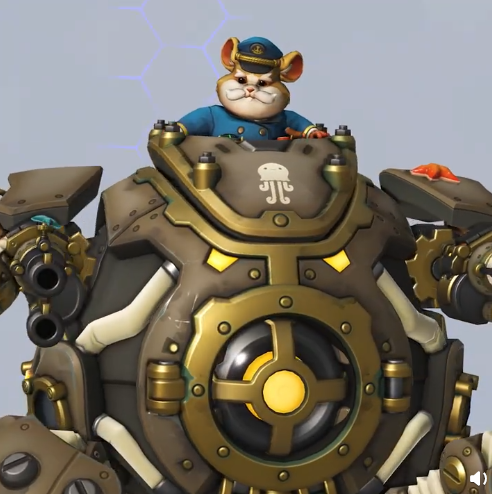 《OW》周年庆皮肤“潜水球”公开：仓鼠正在下沉！