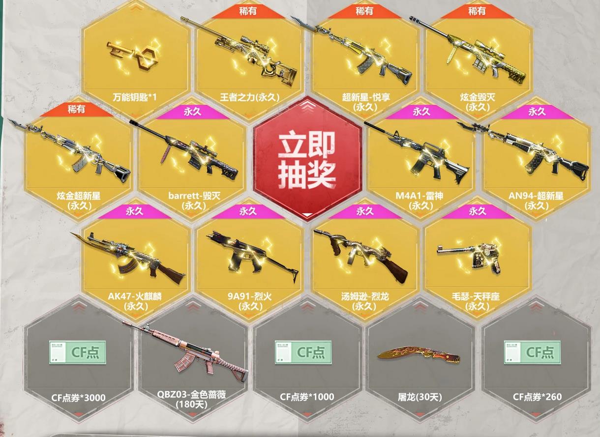 《CF》5月枪王自助餐活动